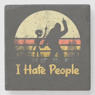 funny i hate people womens tshirts stone coaster