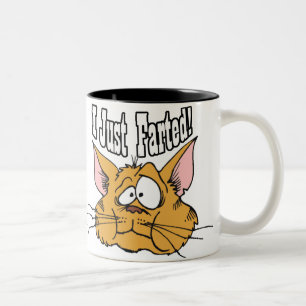 Funny I Just Farted Rude Gifts Two-Tone Coffee Mug