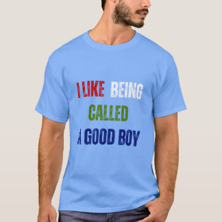 Funny I Like Being Called A Good Boy T-Shirt
