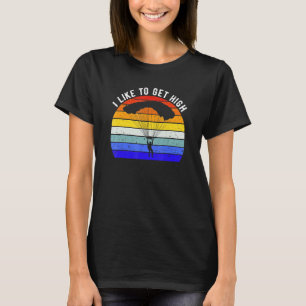 Funny I Like To Get High  Skydiving Parachuting Sk T-Shirt