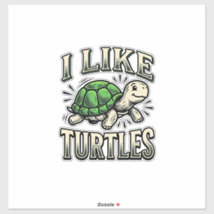 Funny I Like Turtles Vintage Turtle Shirt Design_1
