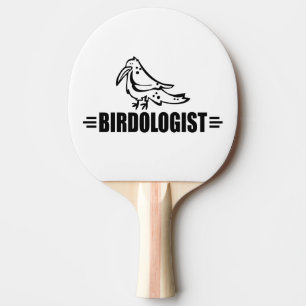 Funny I Love Birds Ping Pong Paddle