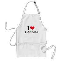 Funny I LOVE CANADA Fathers Day Dad gift BBQ