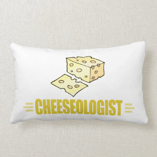 Funny I Love Cheese Lumbar Cushion