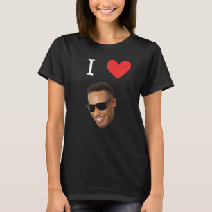 Funny I Love Husband Photo Personalised Wife T-Shirt