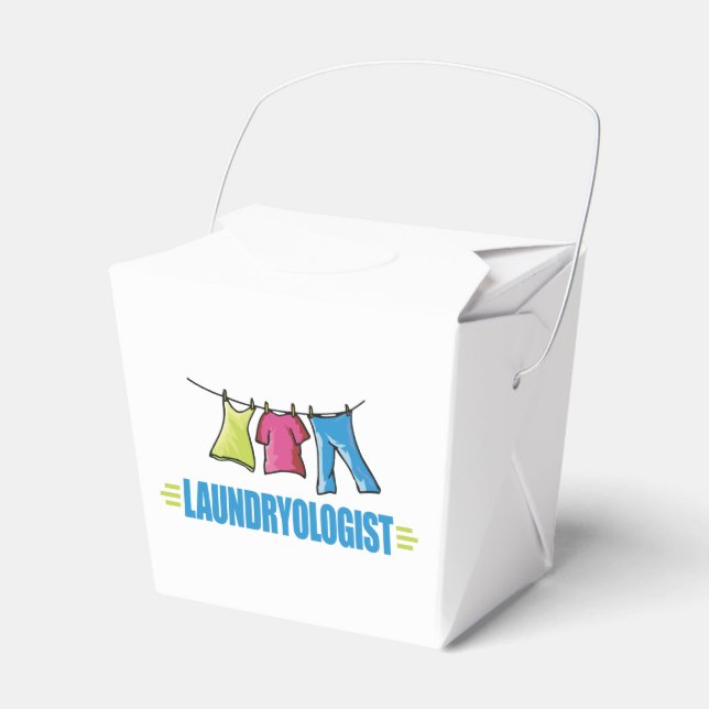 Funny I Love Laundry Favour Box (Front Side)