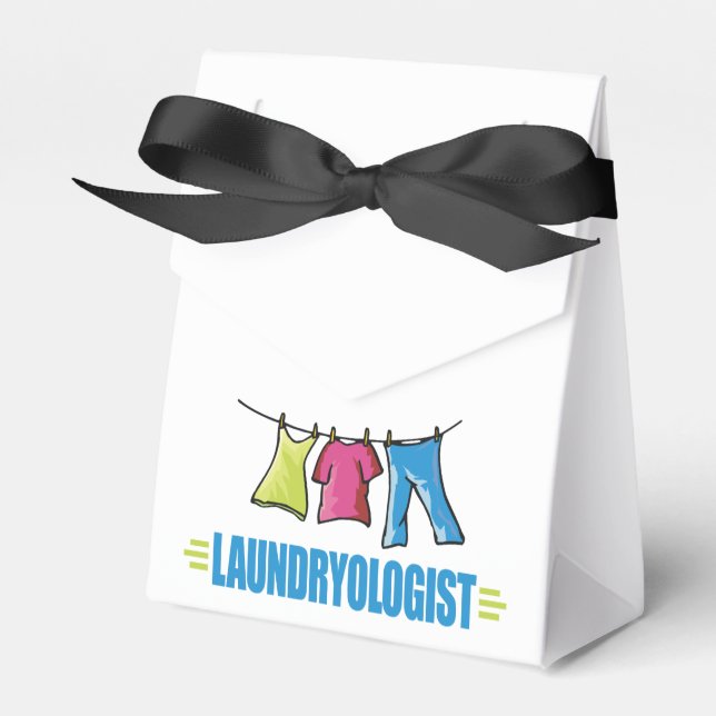Funny I Love Laundry Favour Box (Front Side)
