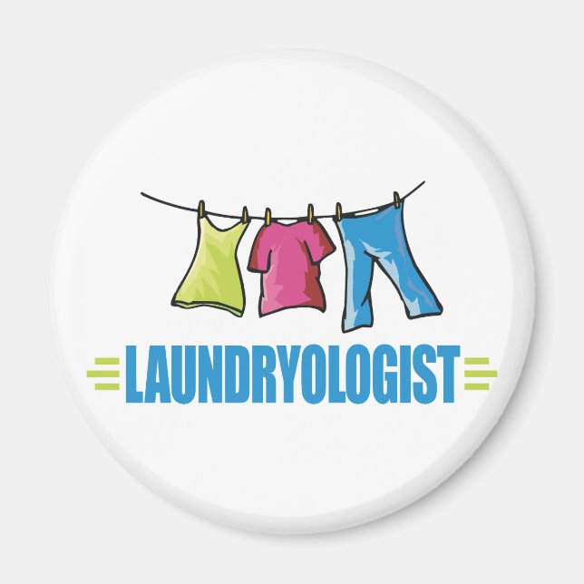 Funny I Love Laundry Magnet (Front)