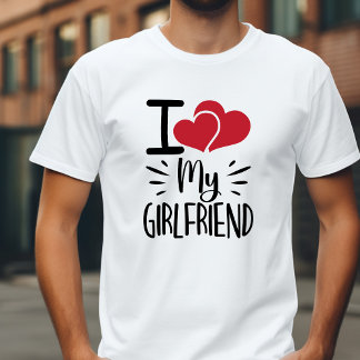 Funny I Love My Girlfriend Men's T-Shirt
