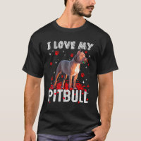 Funny I Love My Pitbull Valentine Dog Lover