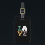 Funny I Love Poodle I Heart My Dog Puppy Lover Luggage Tag<br><div class="desc">I Love Poodle. Funny and cute design for dog and puppy lover, animal rescuer and pet owner. This vintage retro merchandise is great for grandpa, grandma, husband, wife, dad, mum, uncle, aunt, son, daughter, colleagues or co-worker. Whether you're a nurse, doctor, teacher, engineer, manager, physician or therapist you can always...</div>