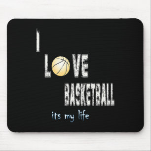 Funny I Love Sketll Mouse Pad