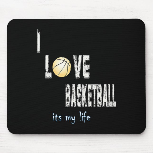 Funny I Love Sketll  Mouse Pad (Front)