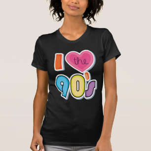 Funny I Love The 90's, 1990's Theme Party  T-Shirt