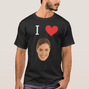 Funny I Love Wife Photo Personalised Husband T-Shirt