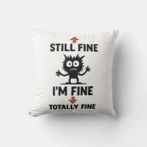 Funny “I’m Fine” Arrows Cartoon T-Shirt