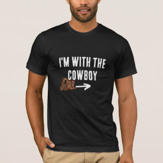 Funny “I’m With the Cowboy” Matching Halloween T-Shirt