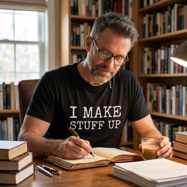 Funny I Make Stuff Up Writer Author Gift T-Shirt (Creator Uploaded)
