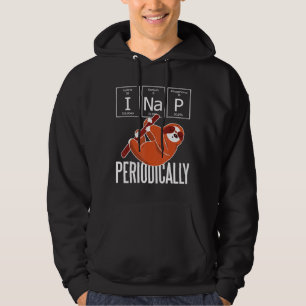 Funny I Nap Periodically Science Sloth Lovers Men Hoodie