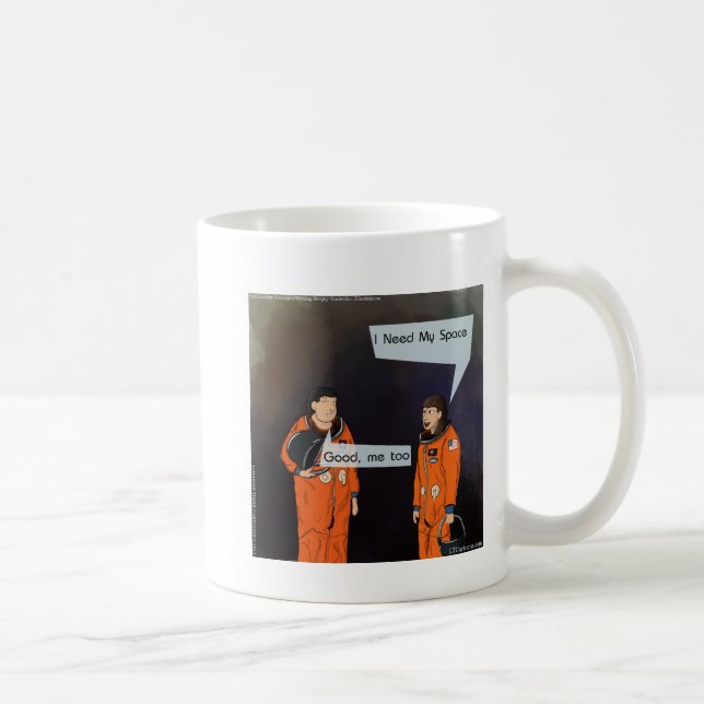 Funny I Need My Space Coffee Mug (Right)