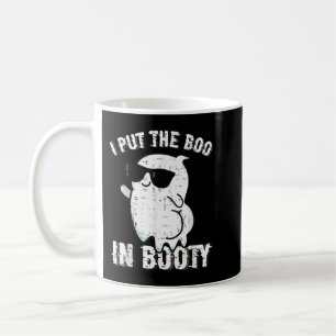 Funny I Put The Boo In Booty Ghost Halloween Costu Coffee Mug