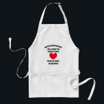 Funny i remembered our wedding anniversary day  standard apron<br><div class="desc">Funny i remembered our wedding anniversary day Adult Apron for husband and wife couple. Add your own humourous text to surprise your partner and never forget that important date again. Bold text with romantic red heart love icon. Fun reminder for him or her. Personalised kitchen and cooking aprons for men...</div>