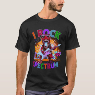 Funny I Rock The Spectrum Autism Mother Awareness T-Shirt