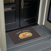 Funny I Sleep Around RV Camper Dark  