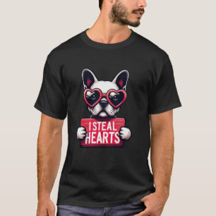 Funny I Steal Hearts Mens Womens French Bulldog Va T-Shirt