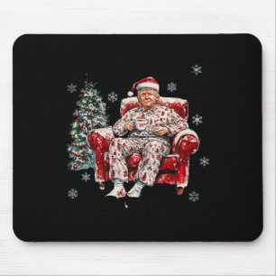 Funny I Will Be Home For Christmas Humourous Trump Mouse Pad