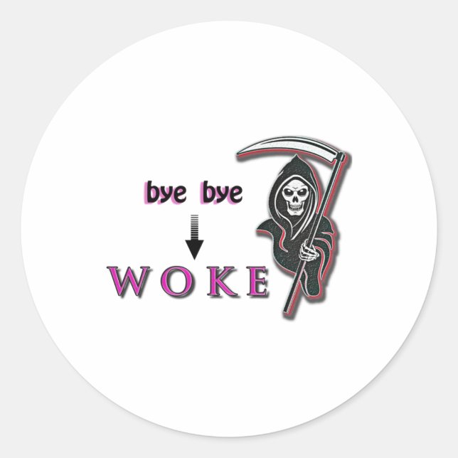 Funny I Will Be Waching US So Much Classic Round Sticker (Front)