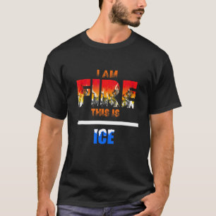 Funny Ice and Fire Costume Halloween Family Matchi T-Shirt