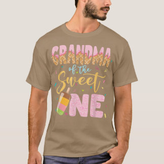 Funny Ice Cream Lover Sweetie Girl Grandma Of The  T-Shirt