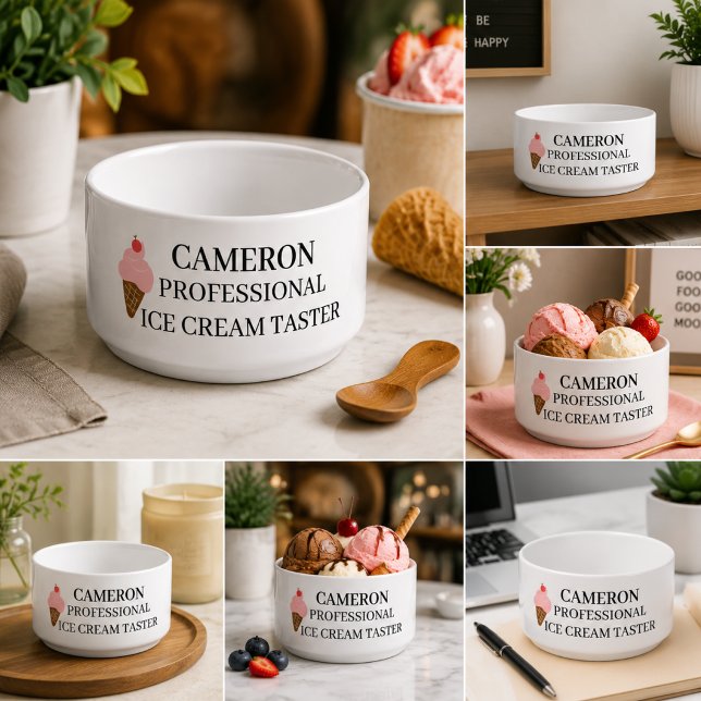 Funny Ice Cream Lovers Humour Design Personalised  (Creator Uploaded)