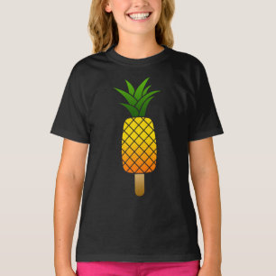 Funny Ice Drop Pineapple Refreshing Summer Fruit T-Shirt