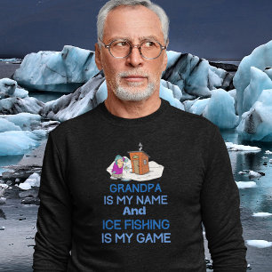 Funny Ice Fishing Grandpa Sweatshirt