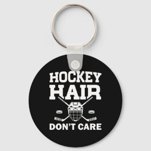 Funny Ice Hockey Design For Girls Women Ice Hockey Key Ring
