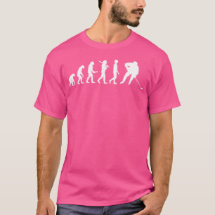 Funny Ice Hockey Evolution For Ice Hockey Players T-Shirt
