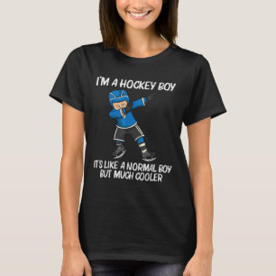 Funny Ice Hockey For Boys Kids Field Rink Ndy Team T-Shirt