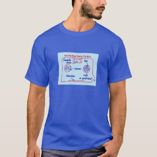 Funny ice hockey game tactics, T-Shirt