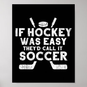 Funny Ice Hockey Player Goalie Sports Gift Men Wom Poster