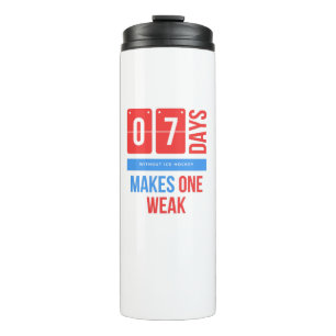 Funny ice hockey sport thermal tumbler