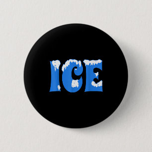 Funny Ice Shirt Halloween Costume Couples Ice Ice  6 Cm Round Badge