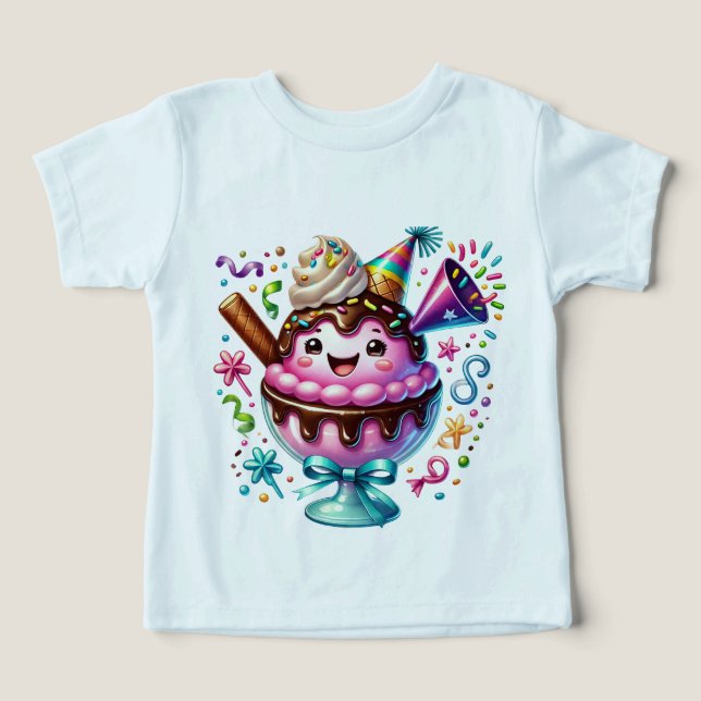 Funny Icecream Bella+Canvas Toddler Tri-blend  (Design Front)