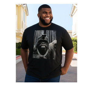 Funny iced out Bigfoot camping for Bigfoot believe Tri-Blend Shirt