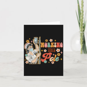 Funny ICU Nurse Emergency Nursing Groovy Card