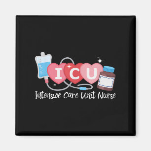 Funny Icu Nurse Intensive Care Unit Nurse Emergenc Magnet