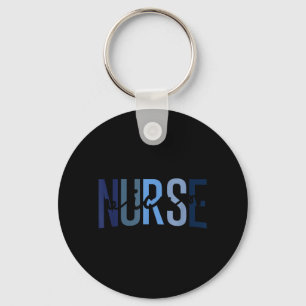 Funny ICU Nurse Intensive Care Unit Nurse Key Ring