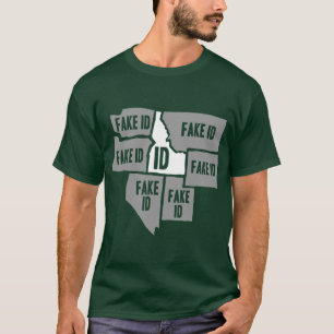 Funny Idaho ID home Boise Native Oversized T-Shirt