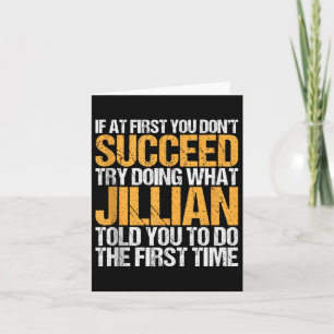 Funny If At First You Dont Succeed Try Doing What  Card